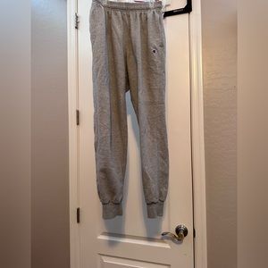 Champion. grey sweatpants. worn one time